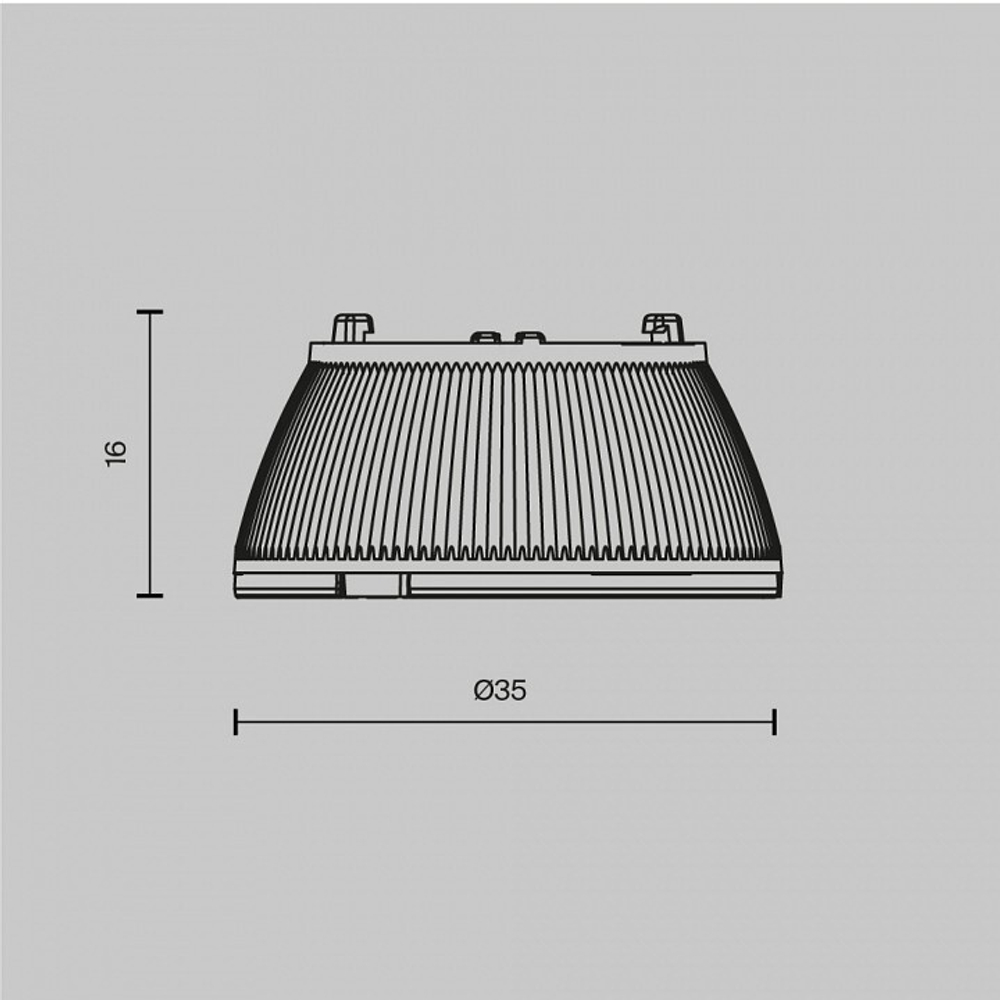 Линза Maytoni Dip Lens002D35-10W
