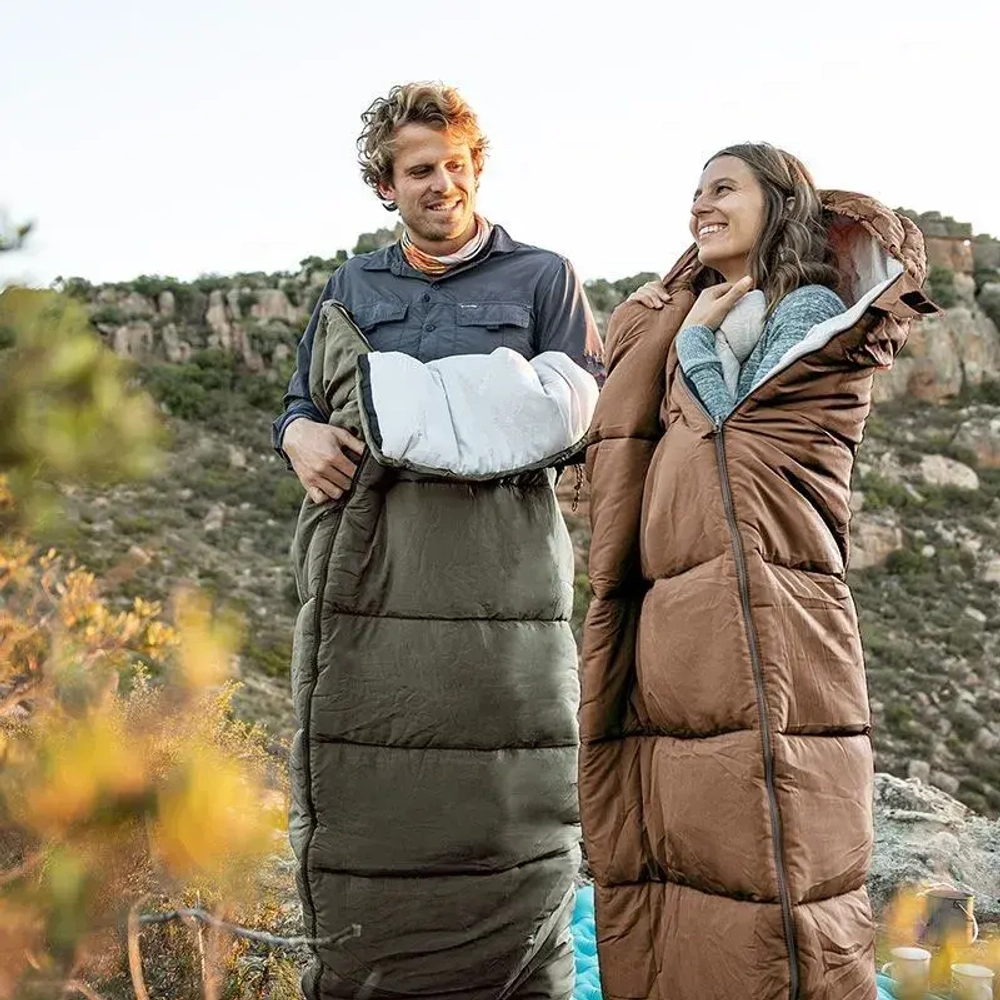 СПАЛЬНЫЙ МЕШОК СИНТЕТИЧЕСКИЙ NATUREHIKE U SERIES ДВОЙНОЙ ХЛОПОК U350S