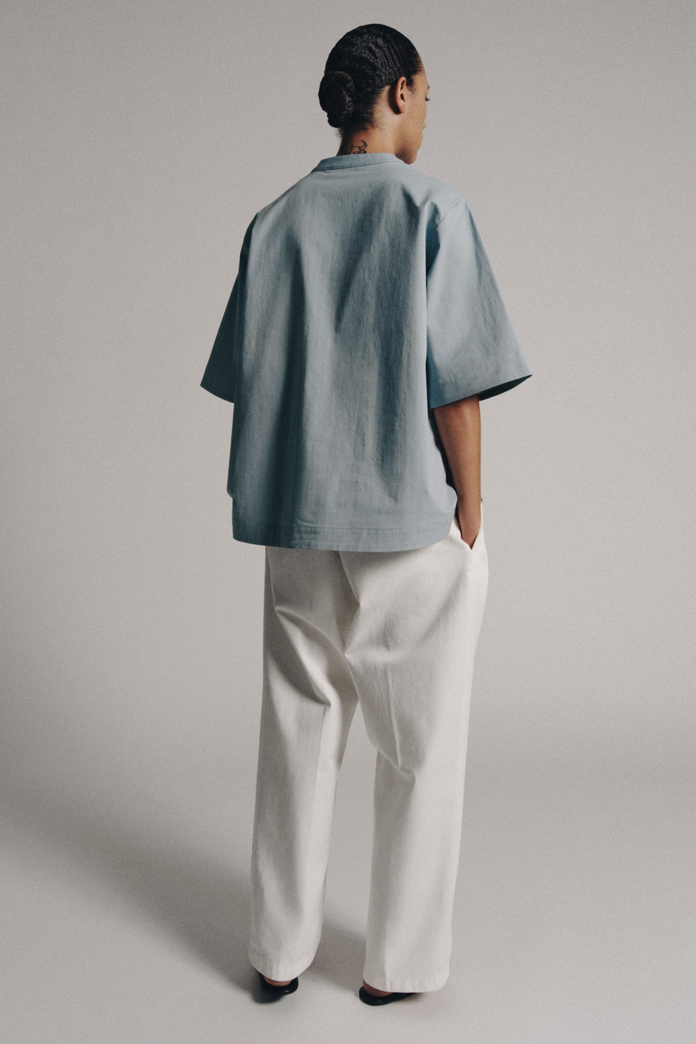 РУБАШКА С КОРОТКИМИ РУКАВАМИ ZW COLLECTION — ZARA