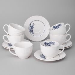 ЧАЙНЫЙ НАБОР LEFARD "ROYAL BLUE" НА 6 ПЕР. 12 ПР. 270 МЛ (КОР=4НАБ.)