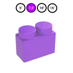 Элемент фиолетовый 2x1 для конструктора Outdoor