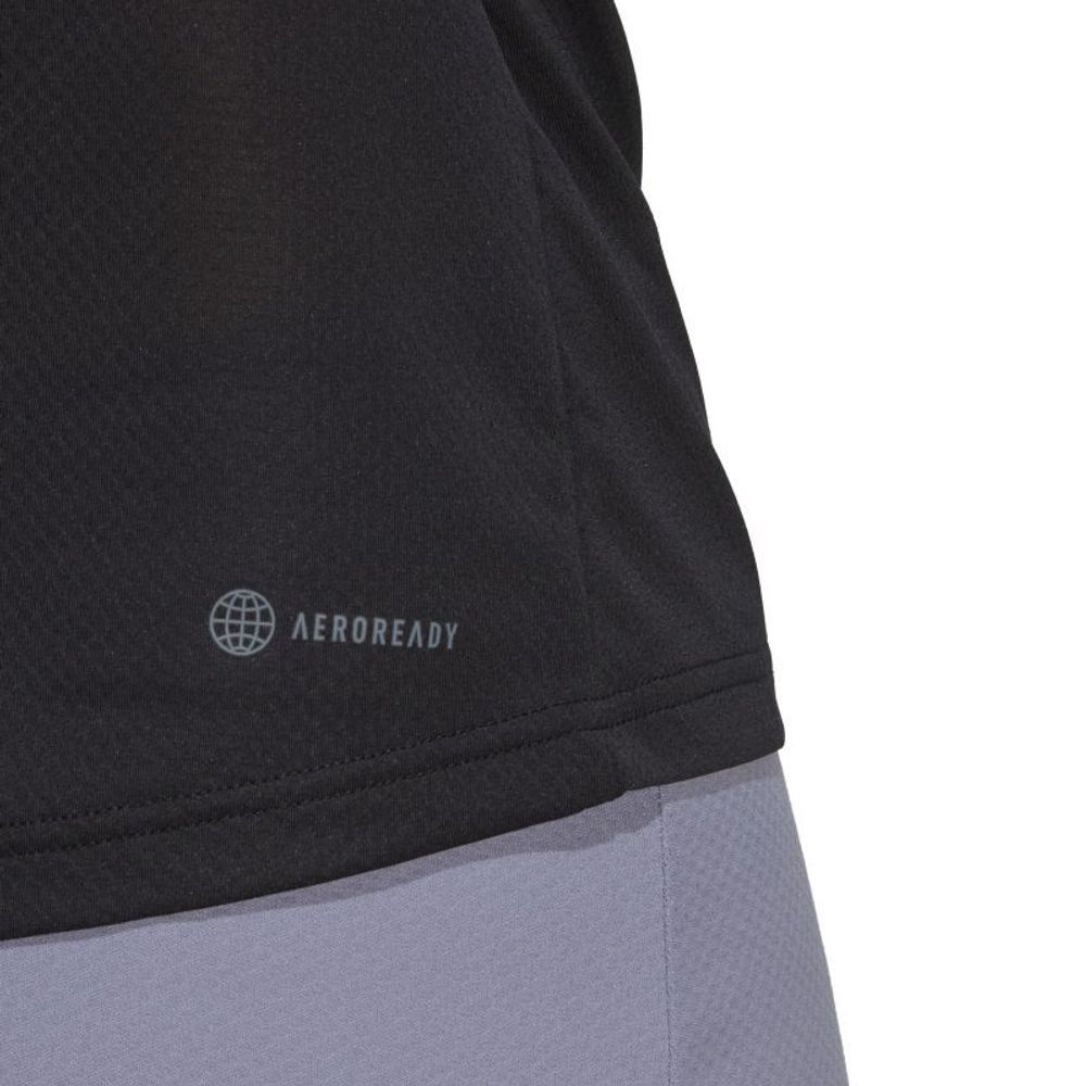 Женская теннисная футболка Adidas Club Tennis Tee - черный