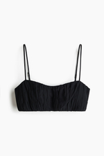 Короткий топ со сборками - H&M