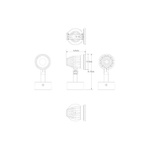 Фасадный светильник Arte Lamp ELSIE A1127AL-1BK, 1хLED