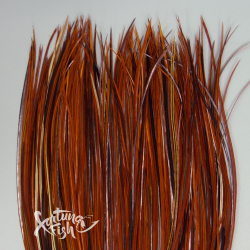 Перо из седла петуха Natural Brown
