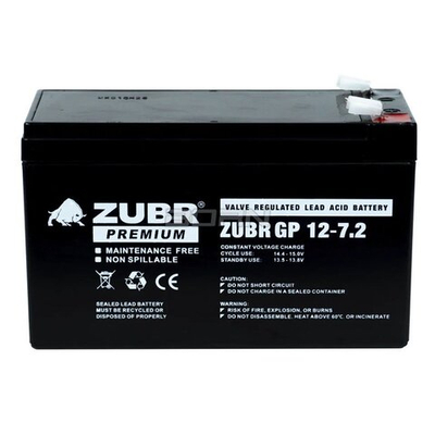 ZUBR GP12-7.2 12V7.2Ah
