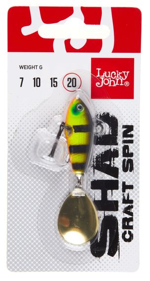 Тейл-спиннер Lucky John SHAD CRAFT SPIN 20.0г 004 в блистере