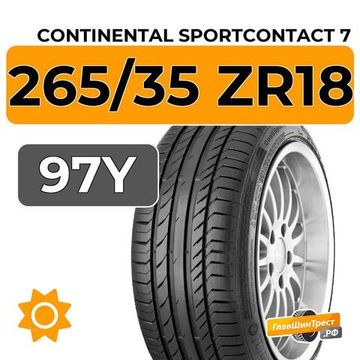Continental SportContact 7 265/35 ZR18 97Y XL