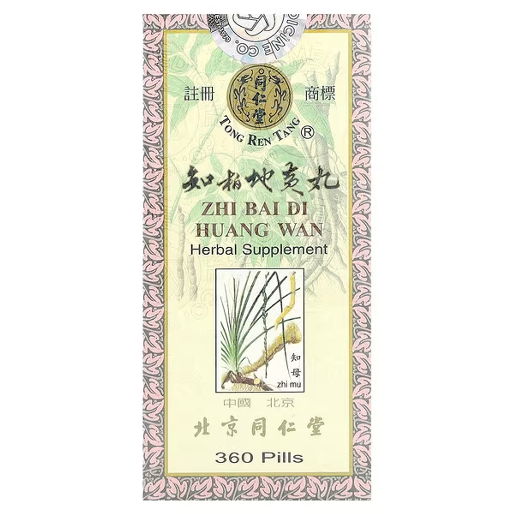 Tong Ren Tang zhi bai di huang wan 360 pills.