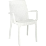 Стул RATTAN Ola Dom белый 585х855мм