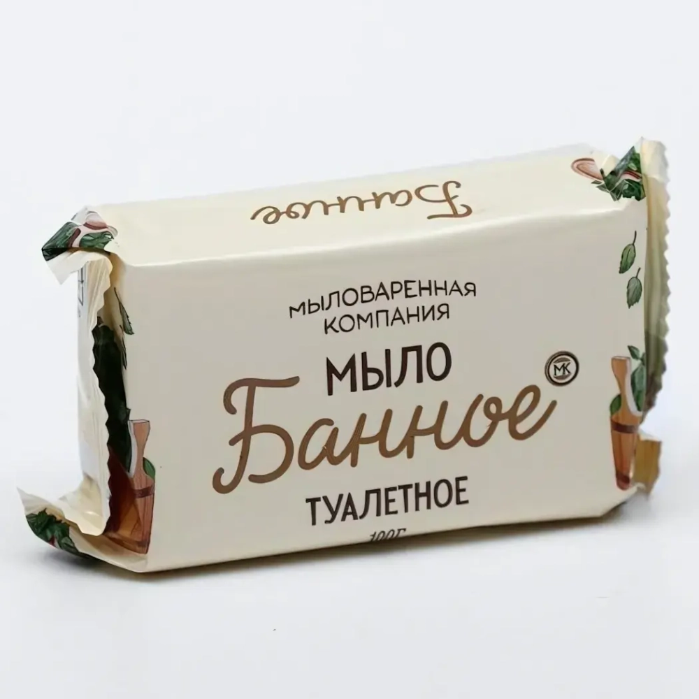 Мыло ММК 200гр Банное в цветной обертке флоупак ГОСТ 28546-2002