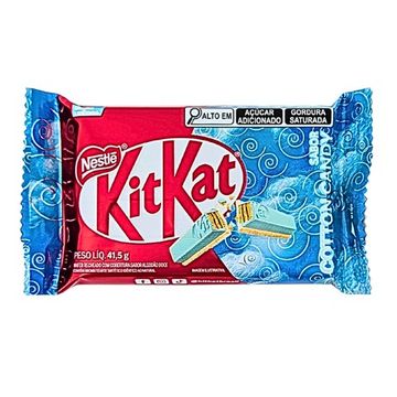 Шоколадный батончик KitKat 4 Finger Cotton Candy со вкусом сахарной ваты, 41,5 г