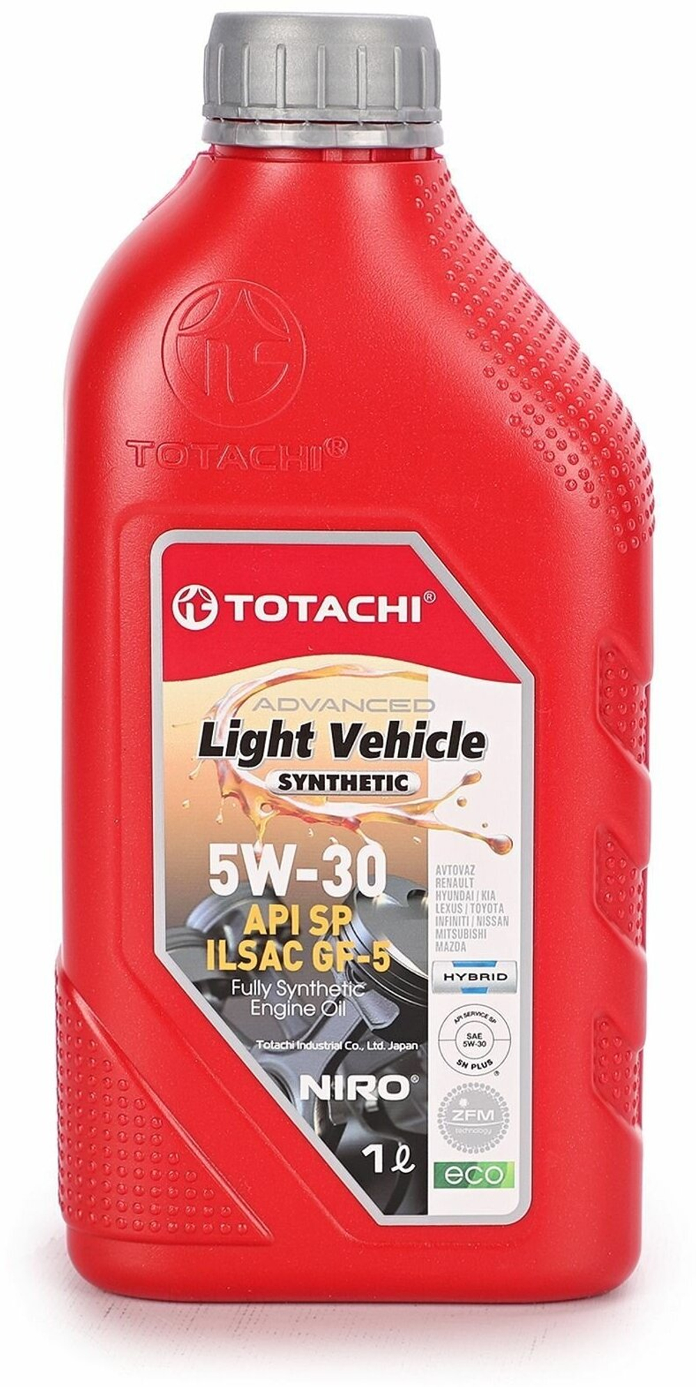 МАСЛО МОТОРНОЕ TOTACH NIR LV SEMI-SYNTHETIC API SN GF5 5W30 1L