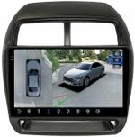 Магнитола для Mitsubishi ASX 2017+ - FarCar BX10-360-7064N10 монитор 10.36" 2K QLED на Android 13, Быстрая, CarPlay, 4G SIM-слот, 4 камеры в комплекте