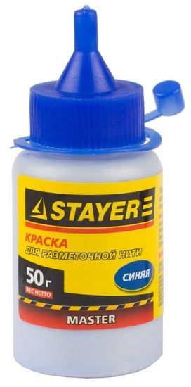 Краска STAYER разметочная для строительных работ, 50г