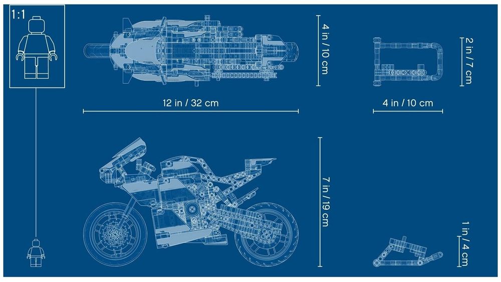 Конструктор LEGO Technic 42107 Ducati Panigale V4 R