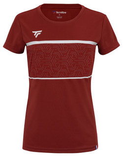 Женская футболка Tecnifibre Team Tech - cardinal