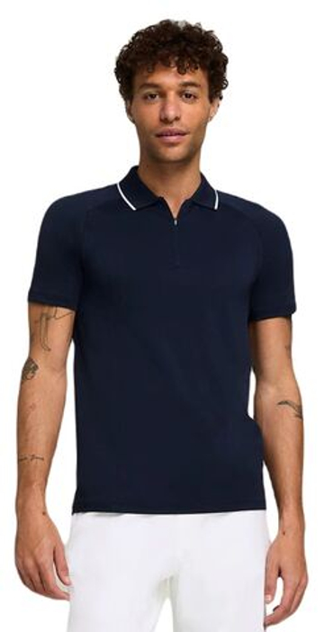Мужское теннисное поло Wilson Team Seamless Polo 2.0 - небесный