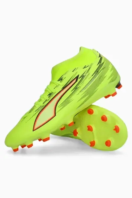 Бутсы Puma Ultra 6 Play+ FG/AG - зеленый