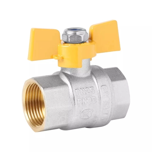 Кран шар. газ 3/4" вн./вн. баб. (VIER)