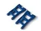 Капролоновые рычаги подвески для Remo Hobby 1/16, синие, тюнинг (2 шт) CP-2505-B P2505
