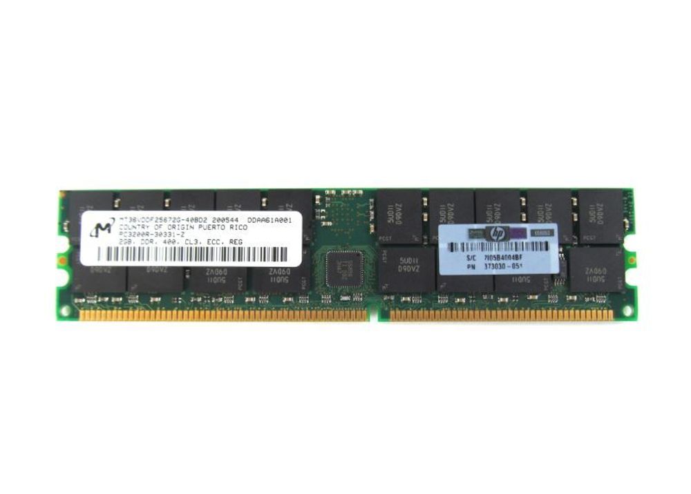 Оперативная память HP 2GB 400MHz DDR PC3200 REG ECC SDRAM DIMM 378915-001