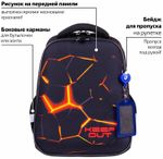 Ранец BRAUBERG FIT, 2 отделения, "Keep out", 38х27х14 см, 270617