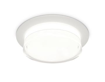 Комплект встраиваемого светильника с акрилом 1*GX53 XC8050024 SWH/FR/CL белый песок/белый матовый/прозрачный (C8050, N8399) DIY System Complects Ambrella