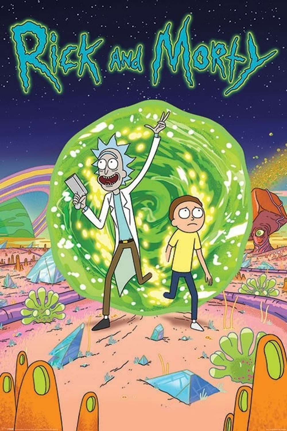 Лицензионный постер Рик и Морти - "RICK AND MORTY (PORTAL)" - №101