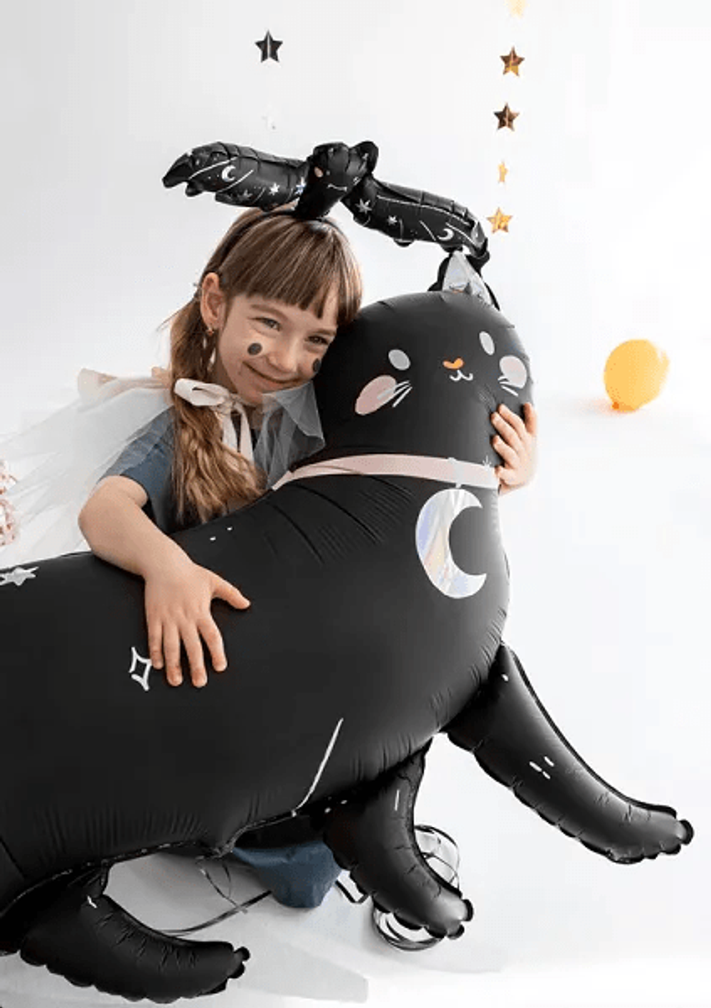 Шар "Чёрная кошечка" (96 х 95 см)