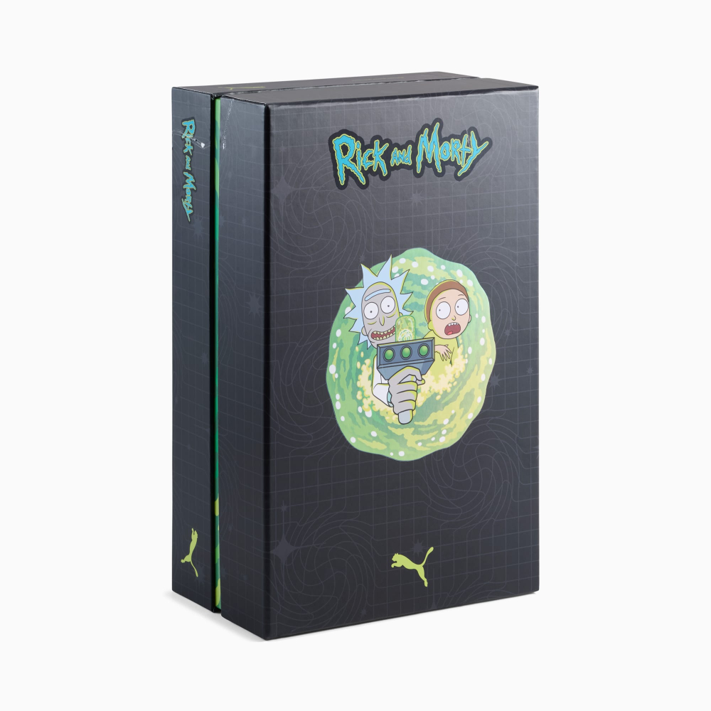 PUMA X RICK AND MORTY КРОССОВКИ УНИСЕКС INVERSE, ЧЕРНЫЙ