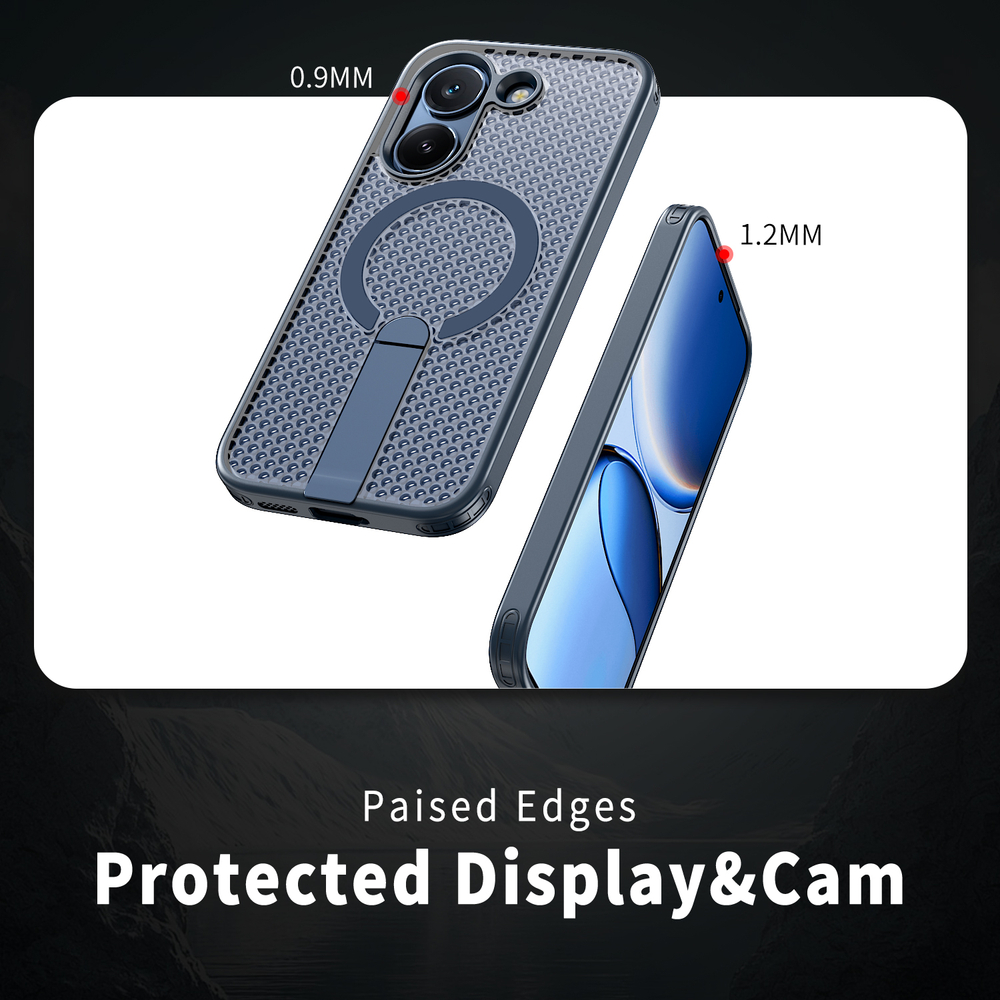 Прозрачный чехол Mesh Pro Magnetic Case для Poco X8 Pro 5G