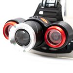 Фонарь налобный "СИБИРСКИЙ СЛЕДОПЫТ-Смит", 3L, zoom, аккум.2x2200mAh/60/