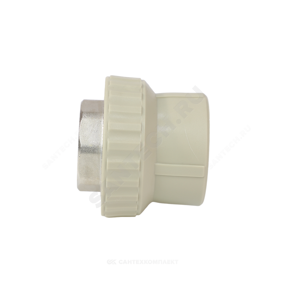 Муфта PP-R комбинированная серая Дн 63х2" ВР под ключ VALFEX 10134063Г