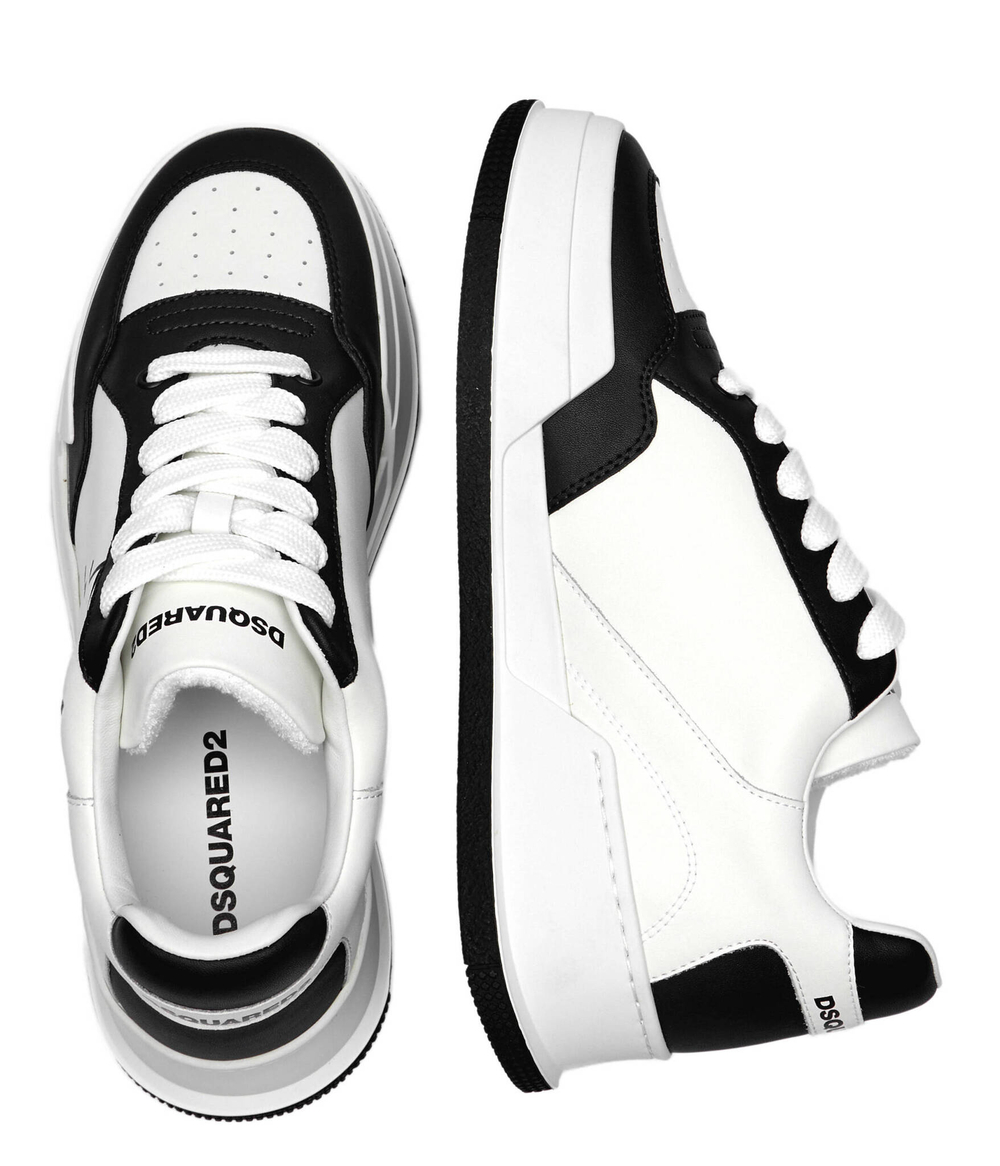 Кожаные кроссовки canadian Dsquared2 - белый(SNM0373 01507620)