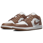 Jordan 1 Low Archaeo Brown White Women's