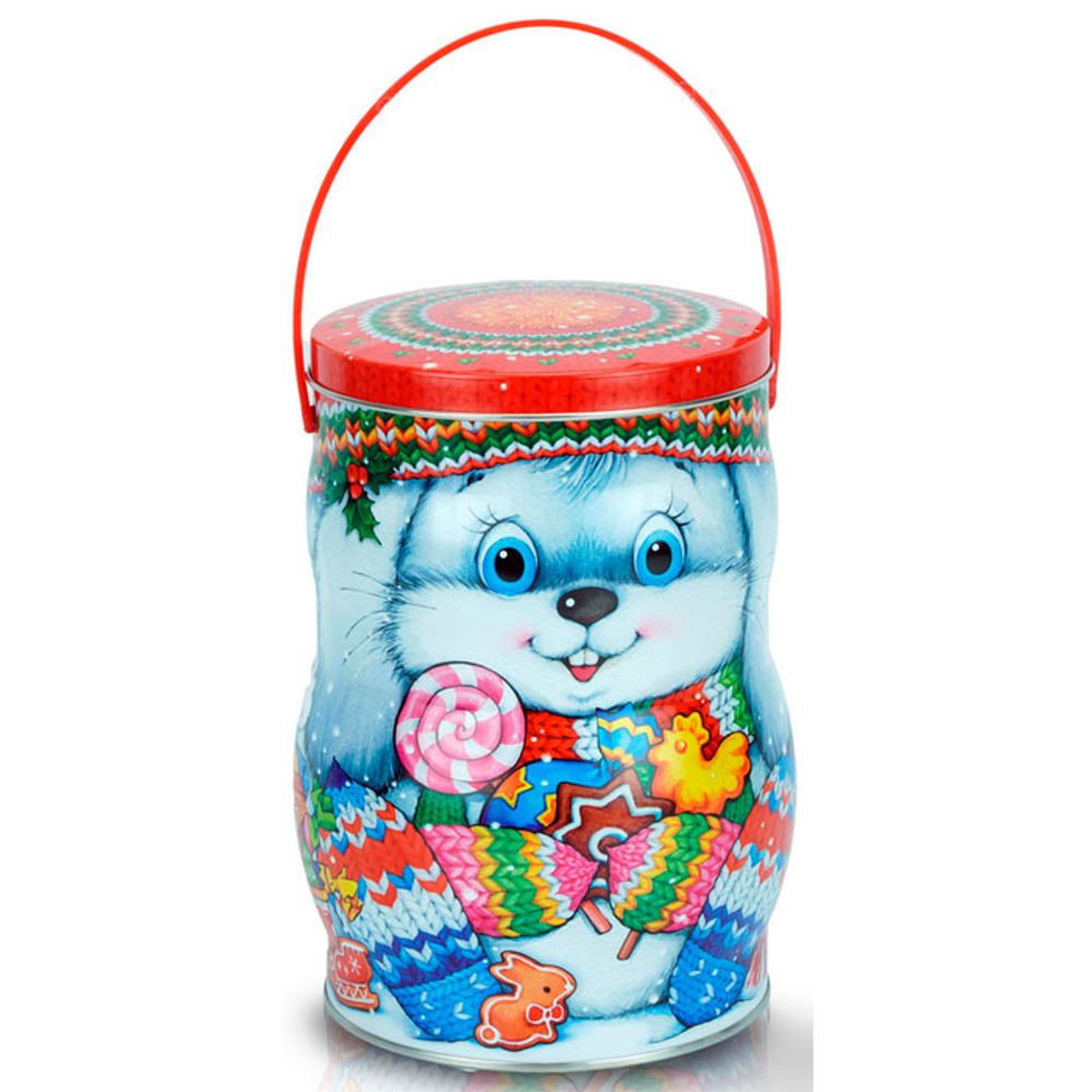 Зайка с конфетками