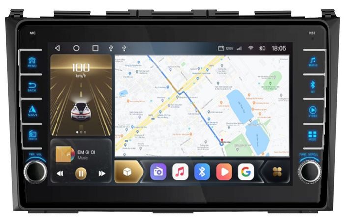 Магнитола для Honda CR-V 2006-2012 - Kuberg OL-9640 (кнопки и крутилки), Android 12, Быстрая, CarPlay, 4G SIM-слот