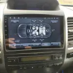 Магнитола для Toyota Land Cruiser Prado 120, Lexus GX470 (экран климата внизу) - Canbox 9063/9064 Qled, Android 10, Быстрая, SIM-слот