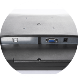 Второй сенсорный монитор 15" TM для Datavan Wonder, черный, VGA (с кронштейном)