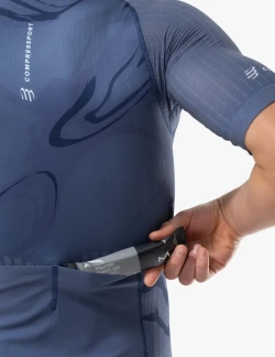 Aero SS Trisuit M Indigo Print