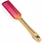 Расческа массажная «Dreams Belle», прямоугольная, цвет розовое золото, 22*4см (блистер Ultramarine)