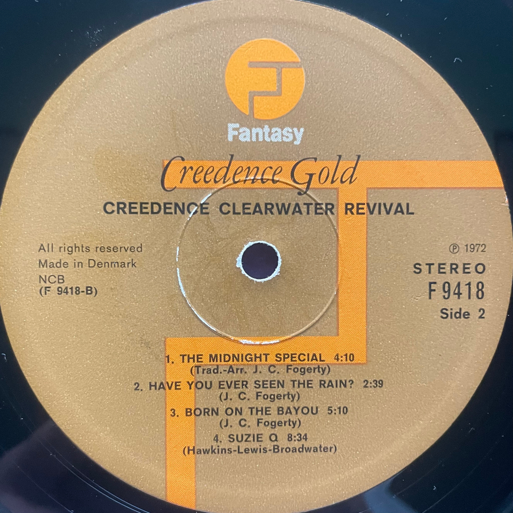 Creedence Clearwater Revival ‎– Creedence Gold (Дания 1972г.)