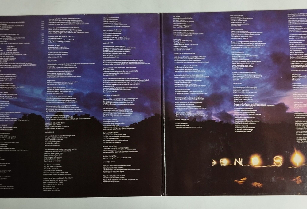 Винтажная виниловая пластинка LP Genesis And Then There Were Three (Germany 1978) Down And Out