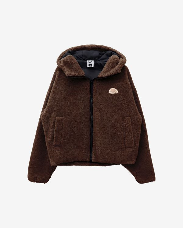 Куртка Comfy Sherpa SS23 коричневая - фото 1