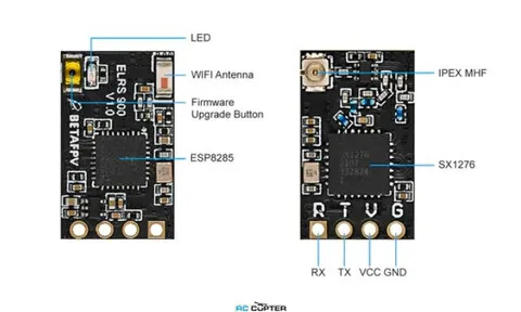 Приёмник BetaFPV ELRS Nano Receiver 915 MHz