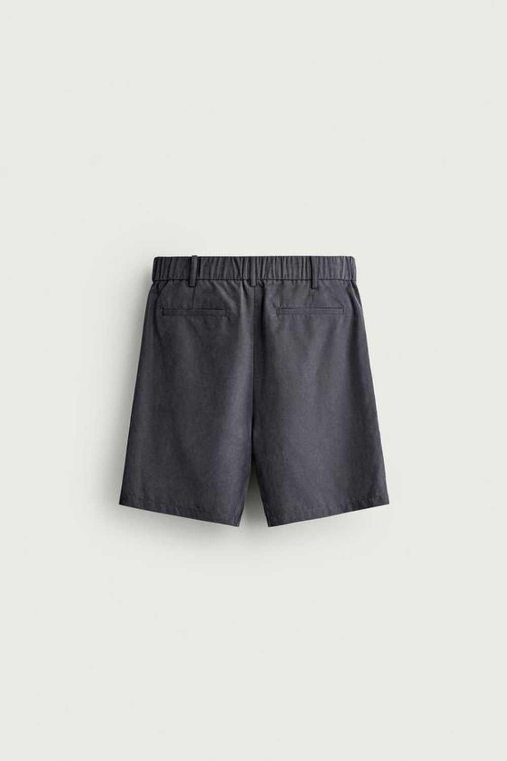 ZARA СТРУЯЩИЕСЯ ШОРТЫ RELAXED FIT, МОРСКОЙ СИНИЙ