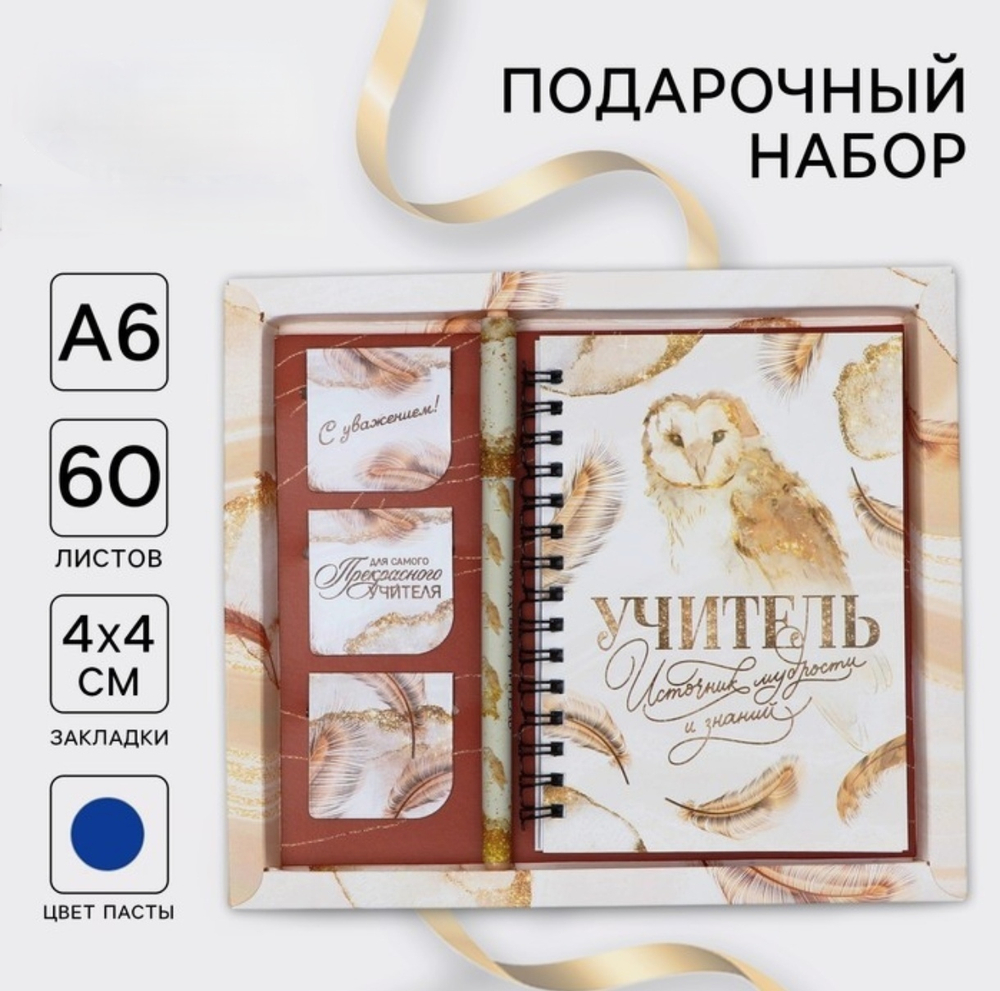 Подарочный набор Учителю. Учитель источник мудрости и знаний