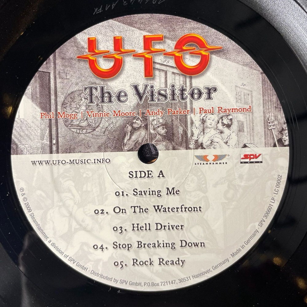 Винтажная виниловая пластинка LP UFO The Visitor (Germany 2009)