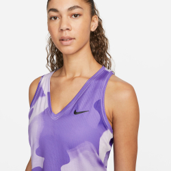 Женская теннисная майка Nike Court Victory Dri-Fit Printed Tank Top Women - Violet